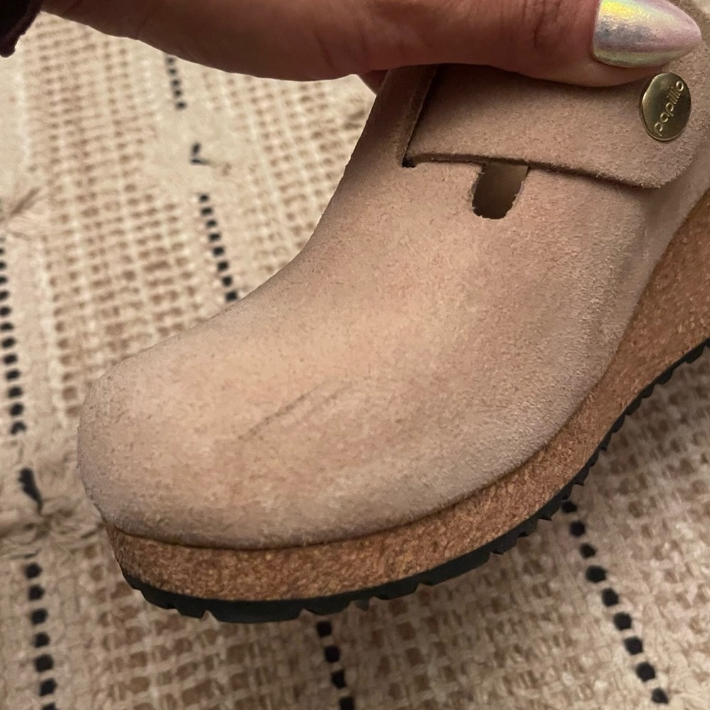 Birkenstock | Fanny Suede Cork Heel Mule 37 - Picture 7 of 8
